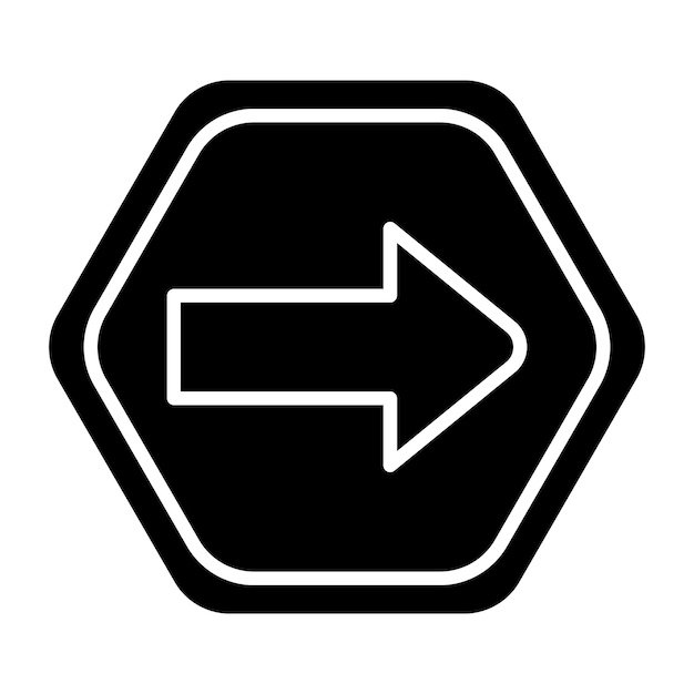 vector design one way icon style