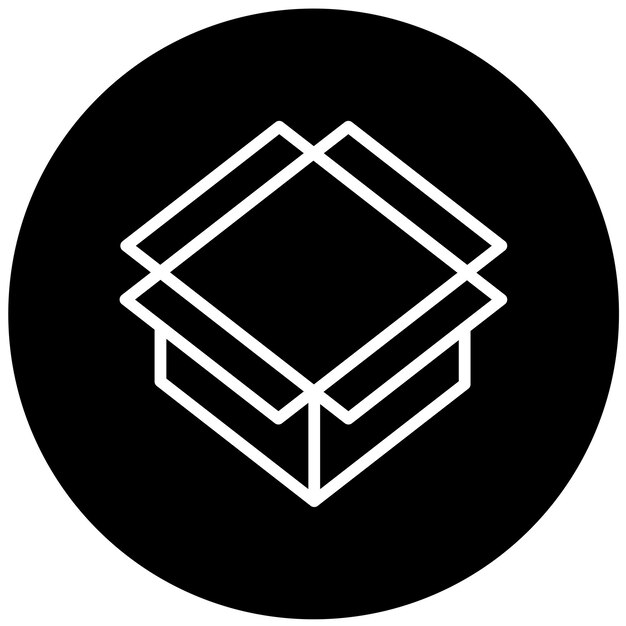 Vector Design Open Package Icon Style