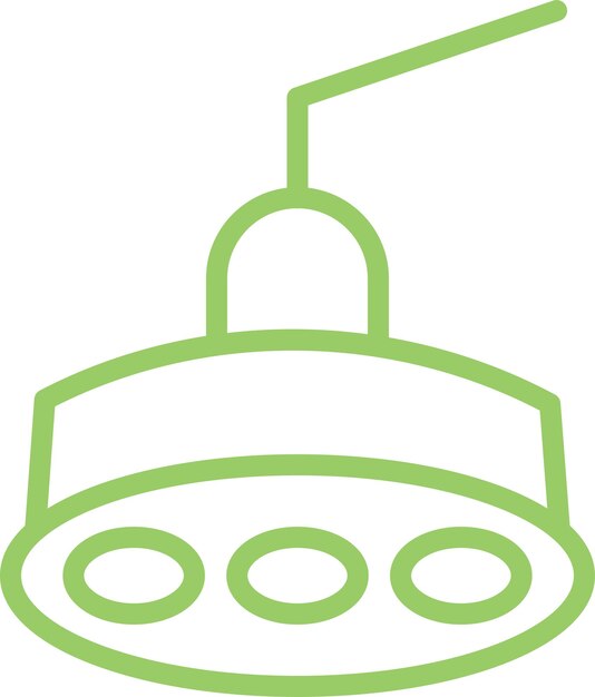 vector design operating light icon style