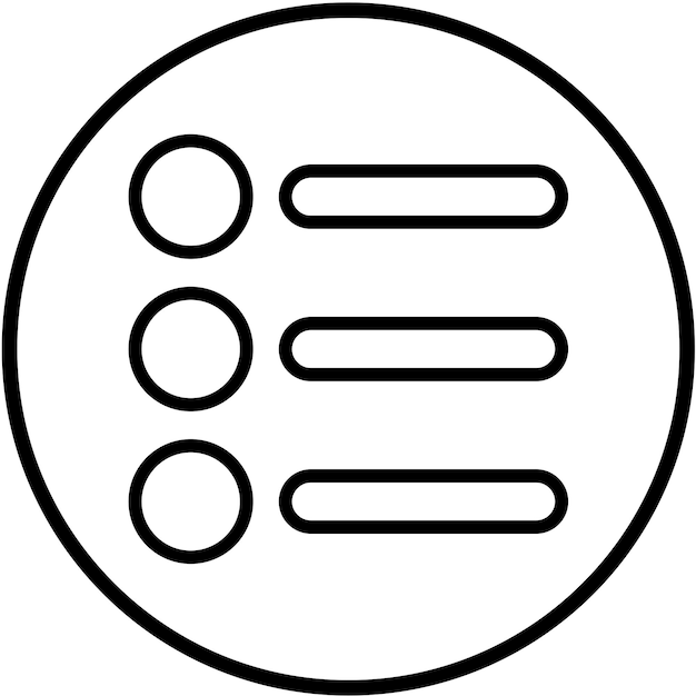 vector design options menu icon style
