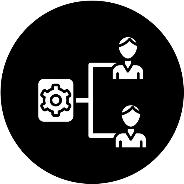 Vector Design Organization Icon Style