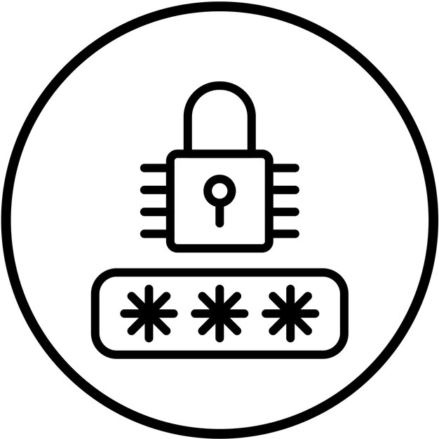Vector Design PasswordKeeper Icon Style