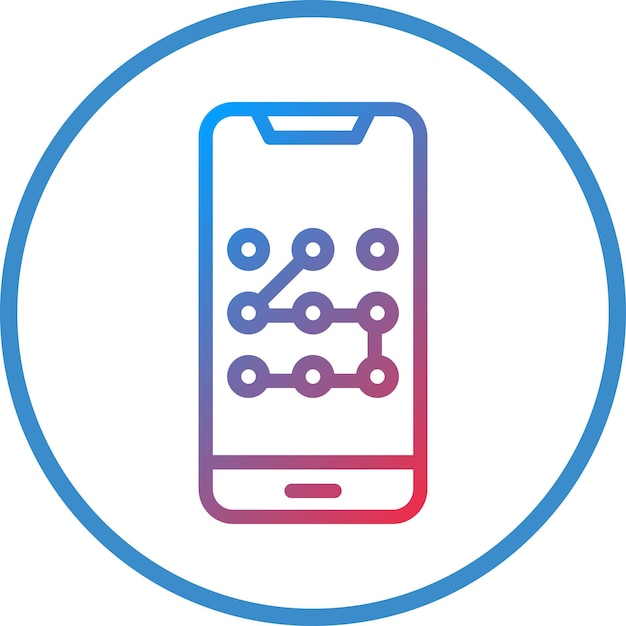 Vector Design Pattern Recognition Icon Style