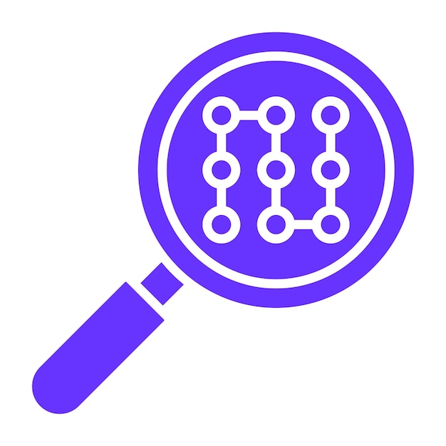 Vector Design Pattern Recognition Icon Style