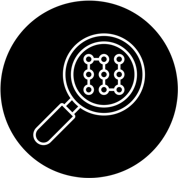 Vector Design Pattern Recognition Icon Style