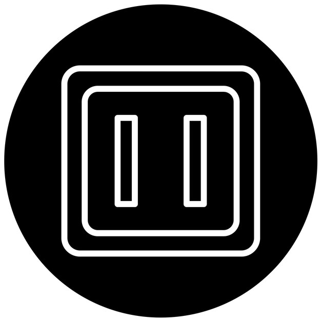 Vector Design Pause Button Icon Style