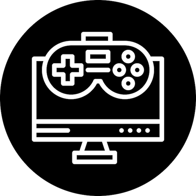 Vector Design PC Game Icon Style