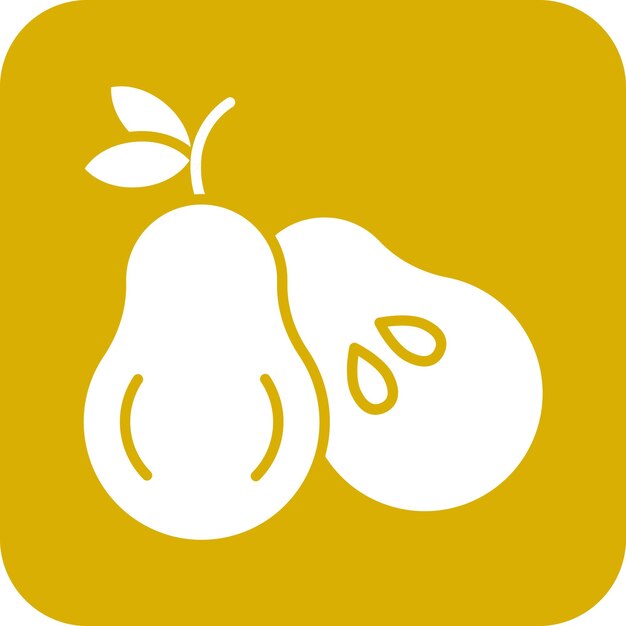 Vector Design Pear Icon Style