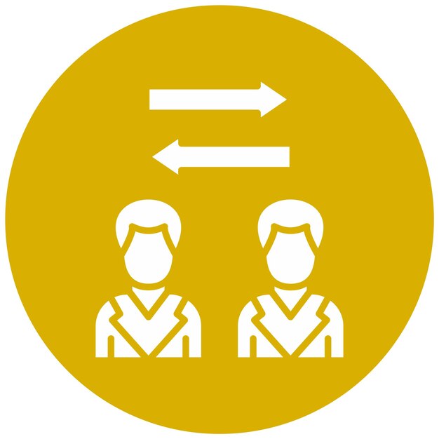 vector design peer to peer icon style