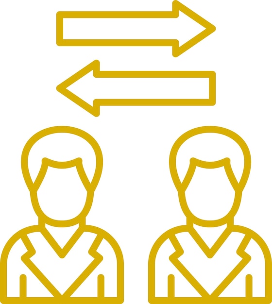 vector design peer to peer icon style