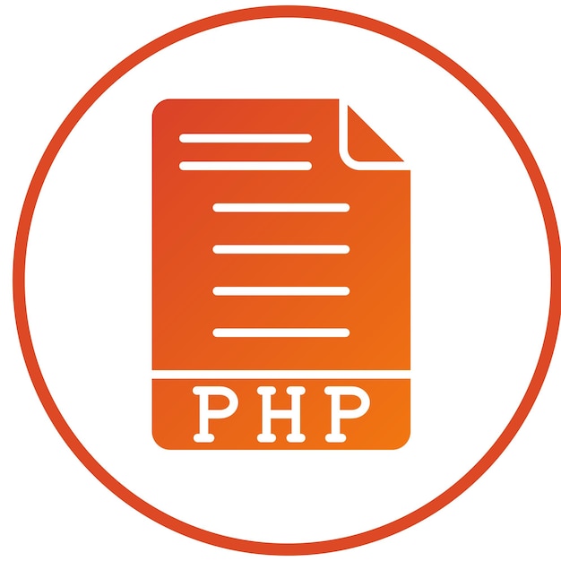 Vector Design PHP Icon Style