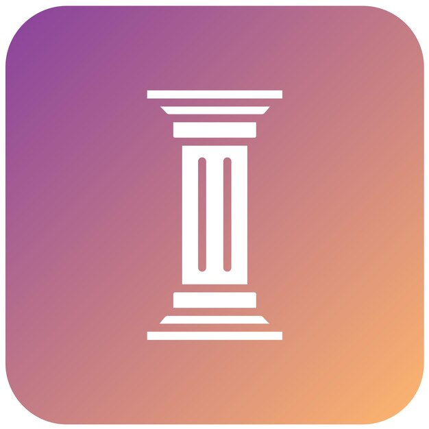 vector design pillar icon style