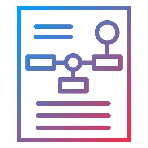Vector Design Planning Icon Style