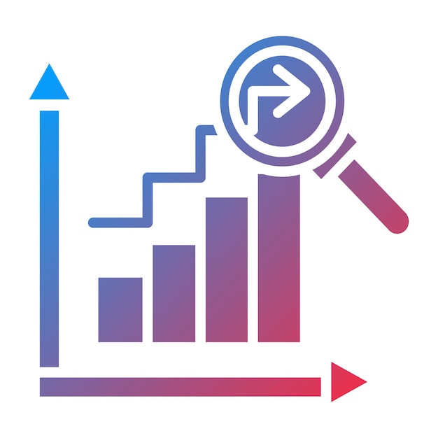 vector design predictive analysis icon style