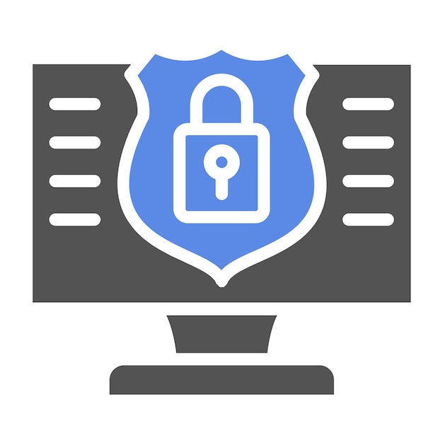 Vector Design Privacy Icon Style
