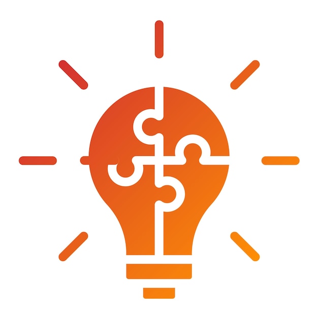 Vector Design Problem Solving Icon Style