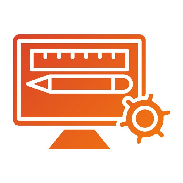 Vector Design Product Management Icon Style