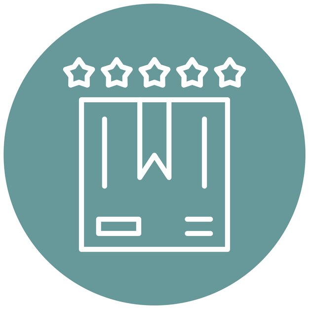 Vector Design Product Rating Icon Style