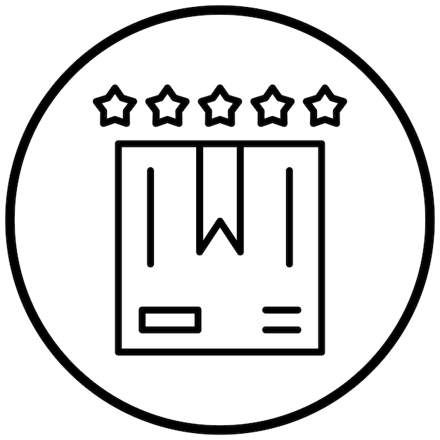 Vector Design Product Rating Icon Style