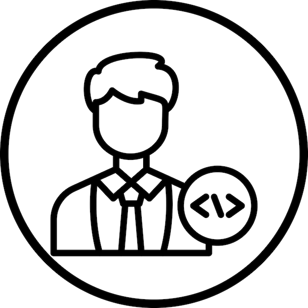Vector Design Programmer Icon Style