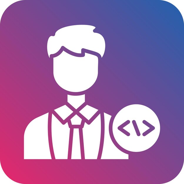 Vector Design Programmer Icon Style