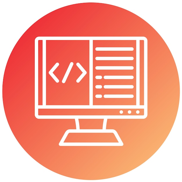 Vector Design Programming Icon Style