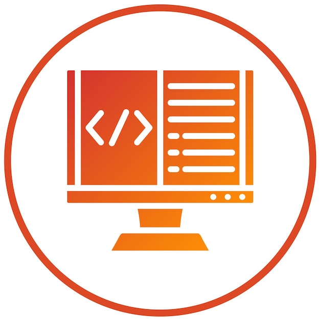 Vector Design Programming Icon Style