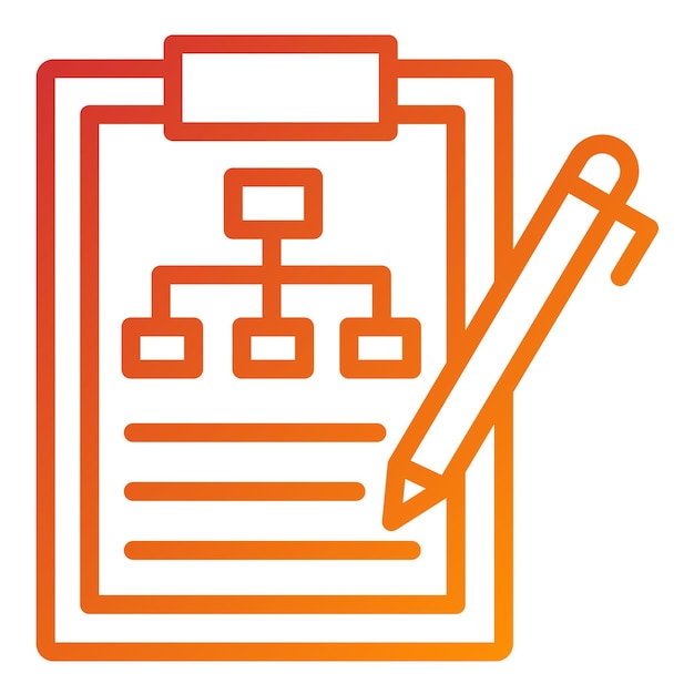 Vector Design Project Scheme Icon Style