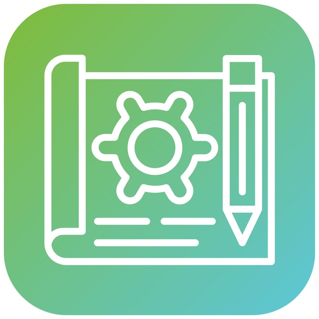 Vector Design Prototype Icon Style