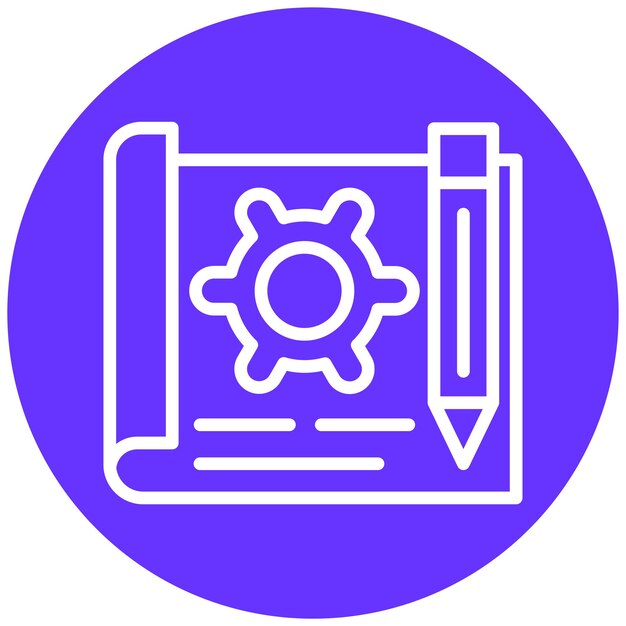 Vector Design Prototype Icon Style
