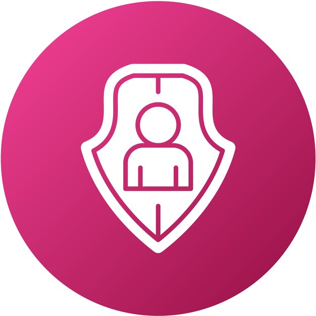 Vector Design Pseudonymisation Icon Style