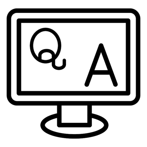 Vector Design QA Icon Style