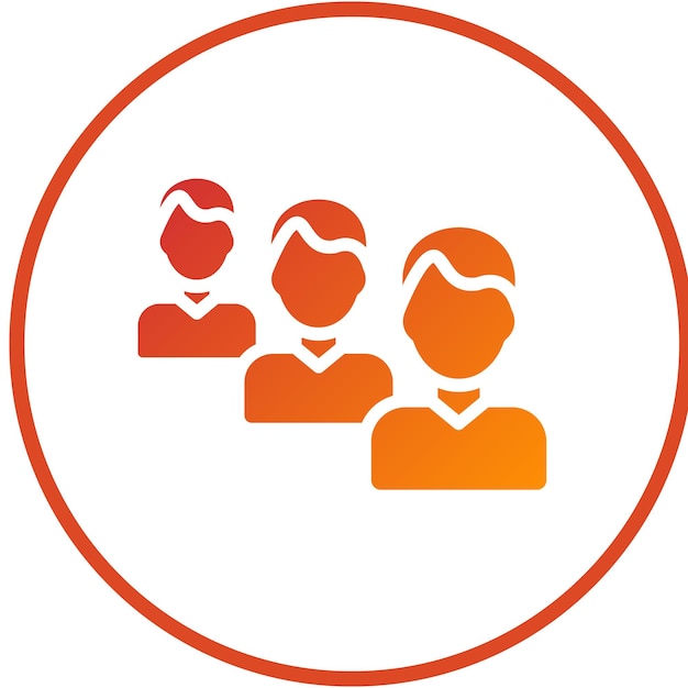vector design queue icon style