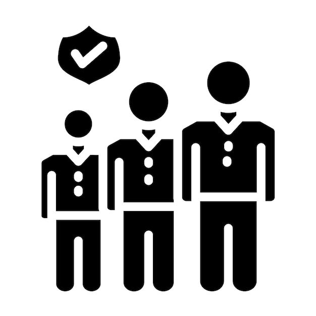 Vector Design Queue Status Icon Style