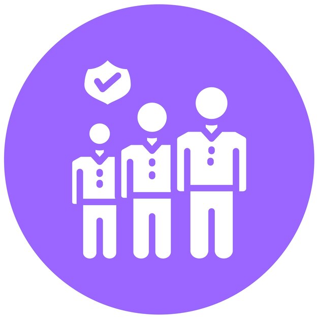 Vector Design Queue Status Icon Style