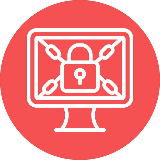 Vector Design Ransomware Icon Style