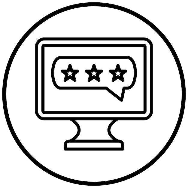 Vector Design Rating Icon Style