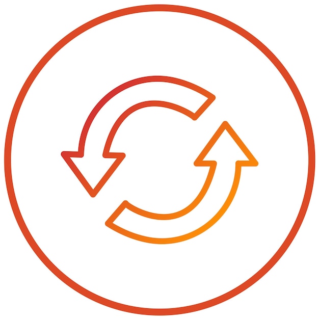 Vector Design Refresh Icon Style