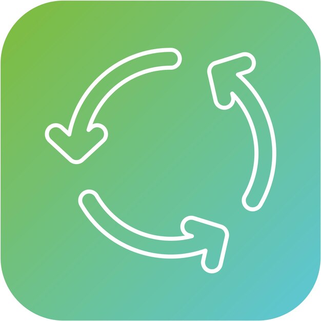 Vector Design Refresh Icon Style