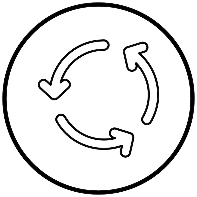 Vector Design Refresh Icon Style