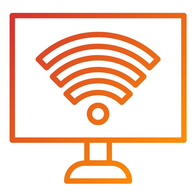 Vector Design Remote Connection Icon Style