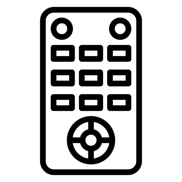 Vector Design Remote Control Icon Style