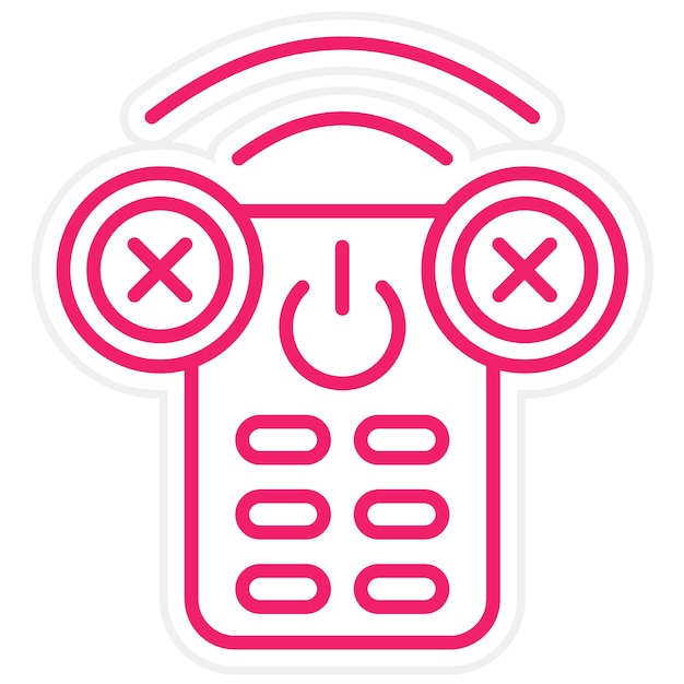 Vector Design Remote Not Pairing Icon Style