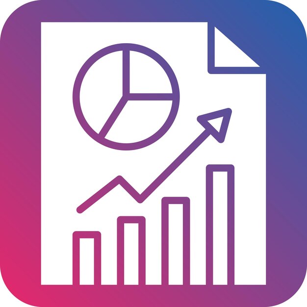 Vector Design Report Icon Style