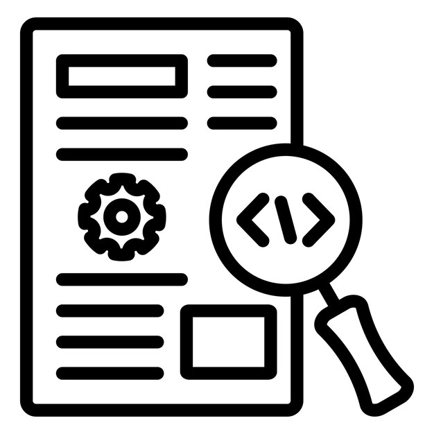 Vector Design Research And Development Icon Style