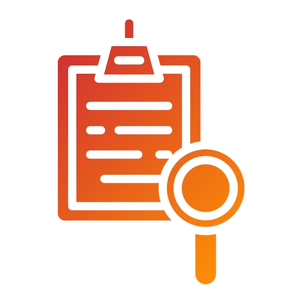Vector Design Research Icon Style
