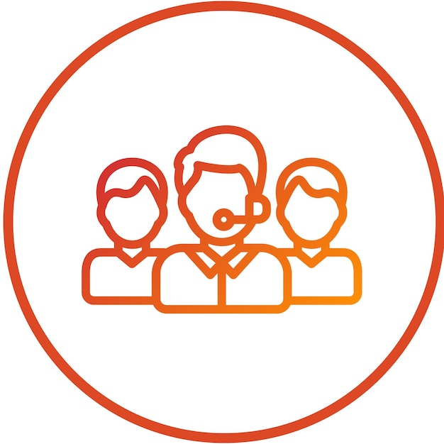 vector design resolution team icon style
