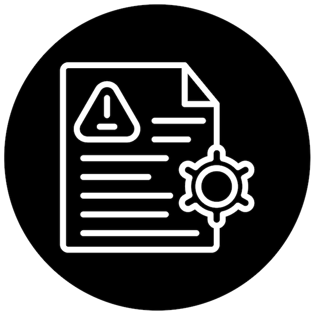 Vector Design Risk Management Icon Style