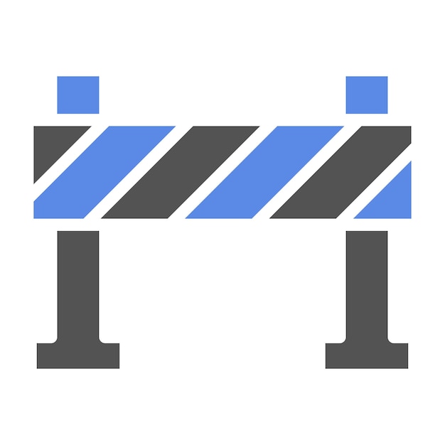 vector design road closed icon style
