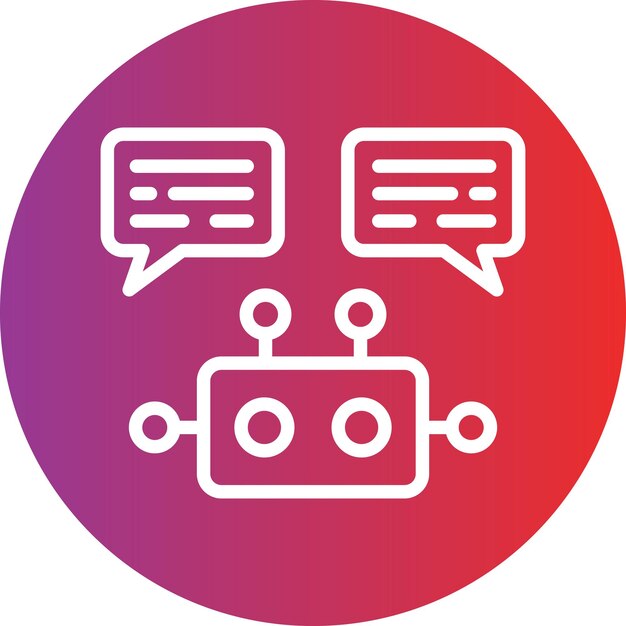 vector design robot assistant icon style